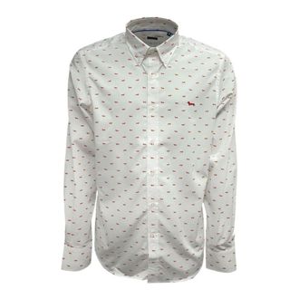 Harmont & Blaine Crn 001S06912M400 - Heren - Casual Overhemden - Wit - XS - Overhemden
