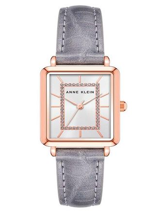 Anne Klein Classic Silver-tone Dial Ladies Watch AK/3820RGGY