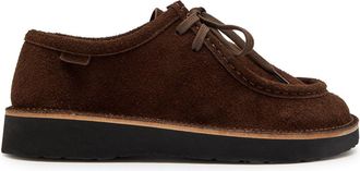 Loewe Faro Brushed Suede Shoes - Dark Brown - 45 (IT45 / UK11)