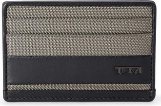 Tumi Alpha Slim Nylon Card Case in Grey Alloy at Nordstrom