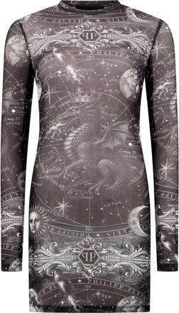 Philipp Plein Kleedjes, Dames, Zwart, 2Xl, Short Kleedjes