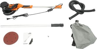 OEM Lijadora Para Paneles De Yeso, Longitud Ajustable, Extracci&oacute;n De Polvo Eficiente, Color Naranja