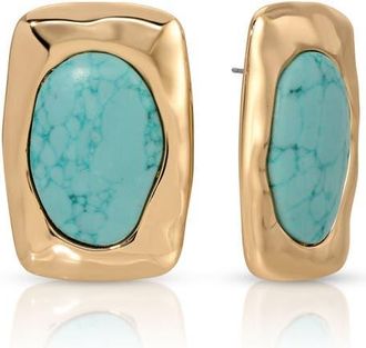 Ettika Hidden Treasures Turquoise Drop Earrings at Nordstrom