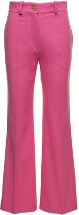 Patou Fuchsia Regular Flared Pants