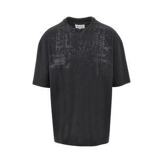 Maison Margiela Logo print oversized T-shirt Man XL