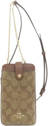 Coach Pre-owned Mini Bags, female, Brown, Size: ONE SIZE Pre-owned Mini Shoulder Bag