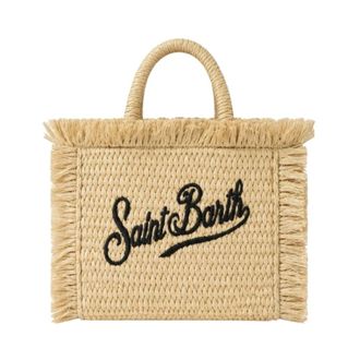 MC2 Saint Barth Tote Bags, female, Beige, Size: ONE SIZE Vanity Micro Bag