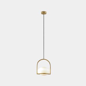 Netlighting Coco Single Globe Pendant Gold White E14