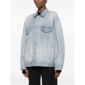 Balenciaga Ttwb Denim Jacket - Blue