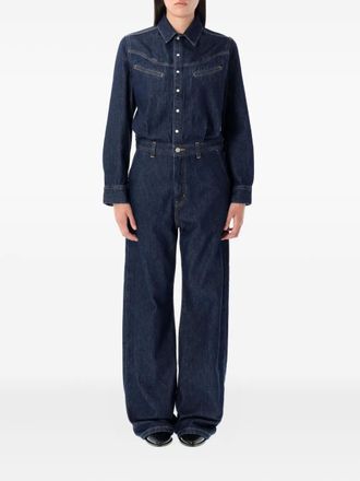 Levi's Tuta intera Rinoa denim a gamba ampia - Blu