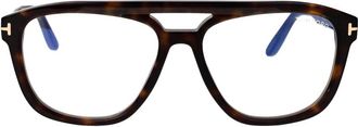 Tom Ford Stijlvolle optische bril voor mannen - Heren - Brillen - Bruin - 56 MM - Accessoires