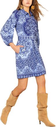 Hale Bob Khalani3/4 Sleeve Mini Dress