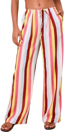 Solid & Striped The Ashling Stripe Cover-Up Pants in Symi Stripe at Nordstrom, Size X-Large