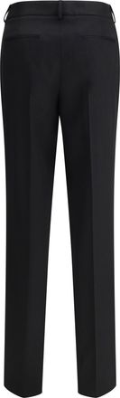 Lardini Womens Straight Tailored Pants 999 Wool Ovis Aries Trousers