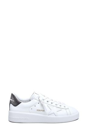Golden Goose Purestar Low Top Sneaker in White/Dark Grey at Nordstrom, Size 4Us