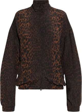 Balenciaga Light Jackets, female, Brown, Size: XS Silk blouse