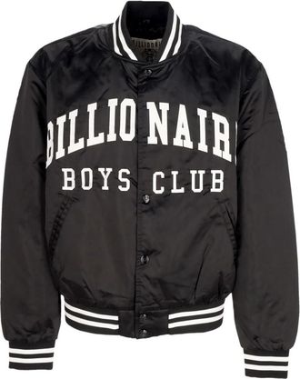 Billionaire Boys Club College Satin Bomber Jacket Zwart - Heren - Bomber jackets - Zwart - XL - Polyester - Jassen