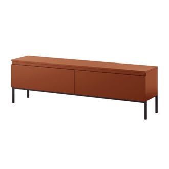 Selsey Selsey Bemmi - Mueble Tv 150 Cm, Efecto Ladrillo Con Patas Negras