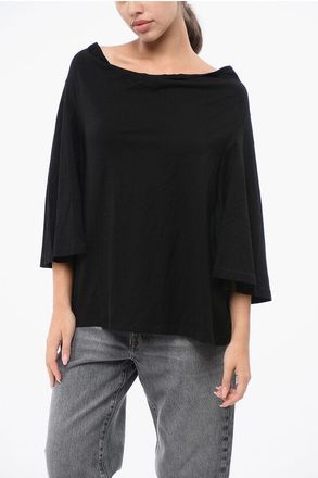 By Malene Birger 3/4Sleeved Lightweight Cotton Cowl-Neck BRYAR Blouse size S