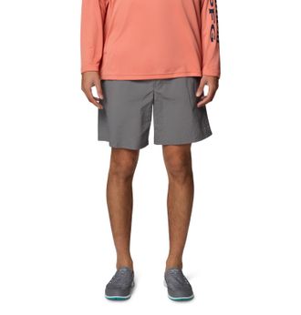 Columbia Mens PFG Backcast Iv Water Short Hiking, City Grey, L x 8L