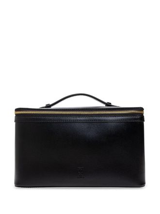 By Malene Birger Trousse make up con logo goffrato - Nero