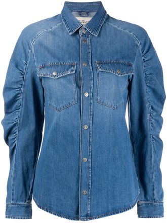 Diesel Camicia con arricciature - Blu