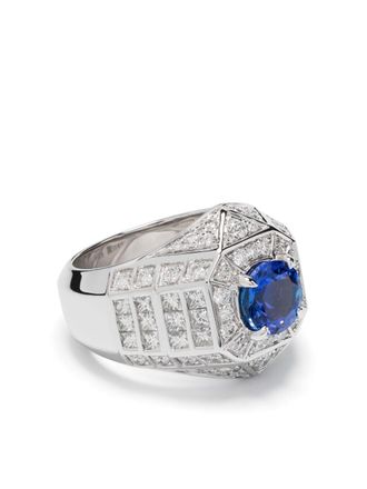 Statement Meaningful Beauty 5 sterling zilver en diamant cocktail ring