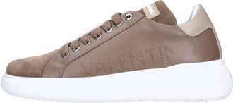 Valentino Leren en Su&egrave;de Sneakers - Heren - Sneakers - Bruin - 40 EU - Su&egrave;de - Schoenen