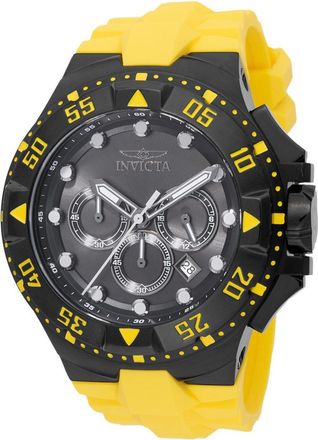 Invicta Excursion 48541 Heren Horloge - Quartz Uurwerk - Roestvrij Staal met zwarte Wijzerplaat - 50mm