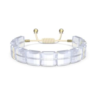 Swarovski Letter Star Armband - Dames - Armbanden - Grijs - ONE Size - Katoen - Accessoires