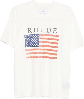 Rhude USA Flag T-shirt