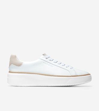 Cole Haan Womens GrandPr&oslash; Topspin Sneakers - White Size 10.5