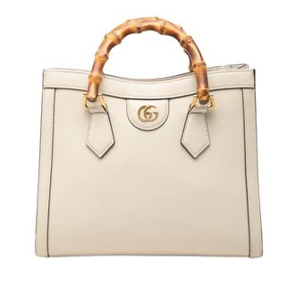 Gucci Pre-owned Gucci Medium Calfskin Bamboo Diana Satchel Ladies I9RT6WIGE6GUMHMU