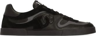 Dolce & Gabbana Portofino Sneakers - Heren - Sneakers - Zwart - 44 EU - Leer - Schoenen