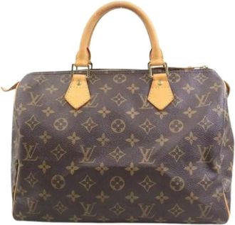 Louis Vuitton Pre-owned Handbags, female, Brown, Size: ONE SIZE Pre-owned Vintage Canvas Handbag