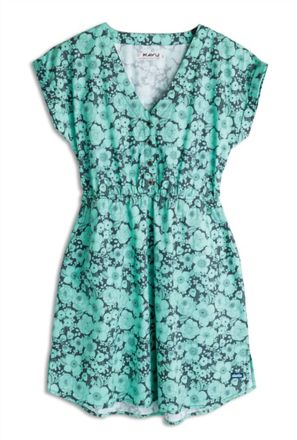 Kavu Womens Dreamview Mini Dress In Green Bloom