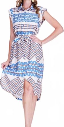 Jade Yoga The Retro Link Midi Dress In Blue