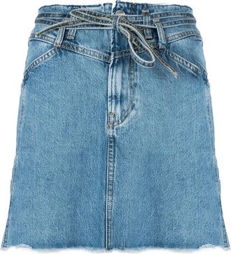 Pepe Jeans London Raisa; toewijzen - Dames - Spijkerrokken - Blauw - XS - Katoen - Rokken