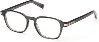 Ermenegildo Zegna Ez 5332 Optical Frame - Heren - Brillen - Grijs - 53 MM - Accessoires