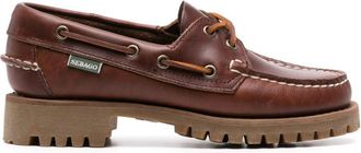 Sebago Ranger leather oxfords - women - Calf Leather/Calf Leather/Rubber - 6.5 - Brown