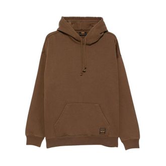 Levi's Hoodies & sweatvesten, Heren, Bruin, M, Katoen, Workwear Pullover Hoodie