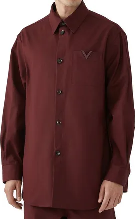 Valentino Mens Multicolor Cotton Denim Jacket Clothing