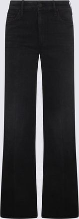 Mother Black Cotton Denim Jeans