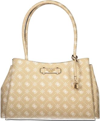 Guess Beige Polyurethane Women Womens Handbag