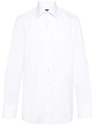 Tom Ford Katoenen overhemd - Wit