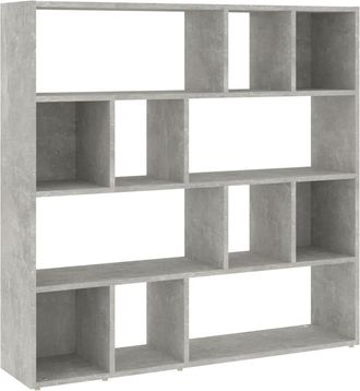 vidaXL Estanter&iacute;a/divisor De Espacios Gris Hormig&oacute;n 105x24x102 Cm Vidaxl