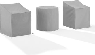 Crosley Furniture 3Pc Outdoor Bistro Furniture Cover Set