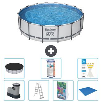 Bestway Piscina Bestway Steel Pro Max Redonda - 488x122 Cm - 8-piezas S594