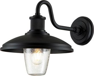 Kichler Kichler - Elstead Allenbury Utomhus kupol vägglampa texturerad svart, IP44