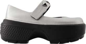 Crocs Womens Ballerina Silver Synthetic
